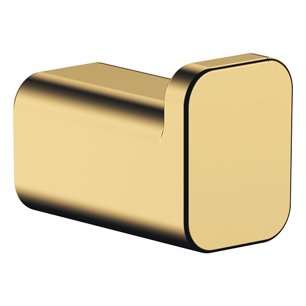 hansgrohe AddStoris Polished Gold Optic Single Towel Hook