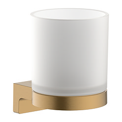hansgrohe AddStoris S Brushed Bronze Toothbrush Tumbler