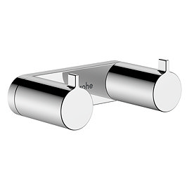 hansgrohe AddStoris S Chrome Double Robe Hook