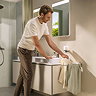 hansgrohe AddStoris S Chrome Double Towel Bar