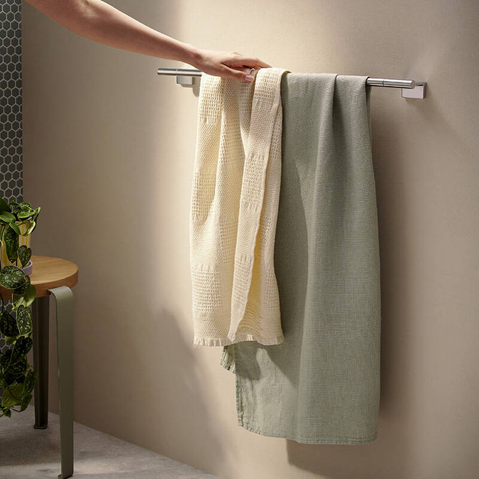 hansgrohe AddStoris S Chrome Single Towel Rail