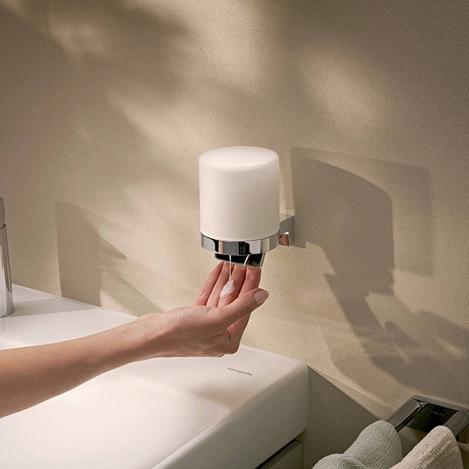 hansgrohe AddStoris S Chrome Soap Dispenser
