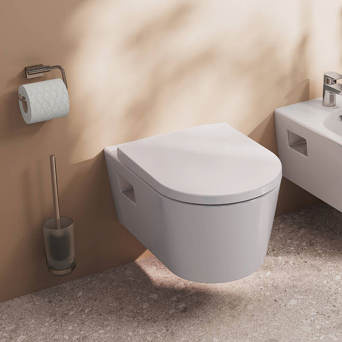 hansgrohe AddStoris S Chrome Toilet Brush with Holder
