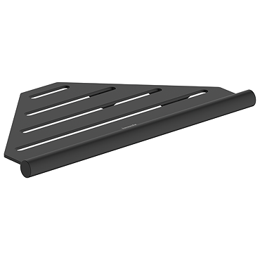 hansgrohe AddStoris S Matt Black Corner Shower Basket