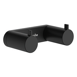 hansgrohe AddStoris S Matt Black Double Robe Hook