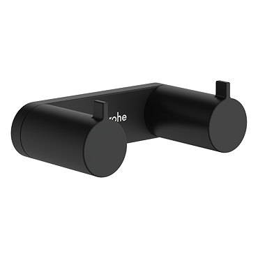 hansgrohe AddStoris S Matt Black Double Robe Hook