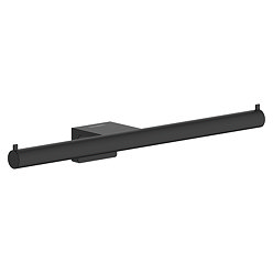 hansgrohe AddStoris S Matt Black Double Toilet Roll Holder