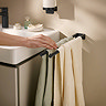 hansgrohe AddStoris S Matt Black Double Towel Bar