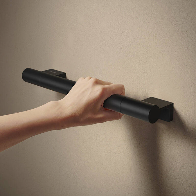 hansgrohe AddStoris S Matt Black Grab Bar