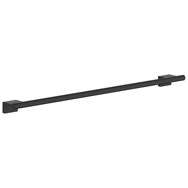 hansgrohe AddStoris S Matt Black Single Towel Rail