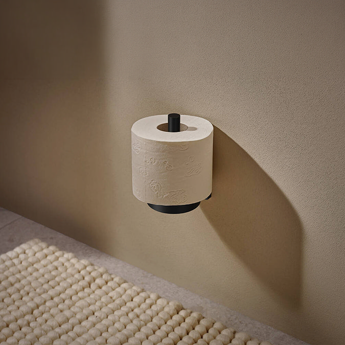 hansgrohe AddStoris S Matt Black Spare Toilet Roll Holder