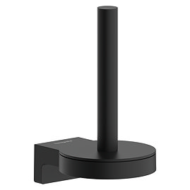 hansgrohe AddStoris S Matt Black Spare Toilet Roll Holder