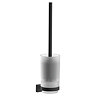 hansgrohe AddStoris S Matt Black Toilet Brush with Holder
