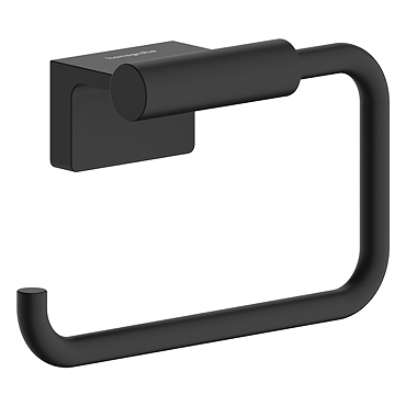 hansgrohe AddStoris S Matt Black Toilet Roll Holder