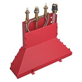 hansgrohe Basic Set for 4-Hole Deck Mounted Bath Mixers - 13444180 Large Image