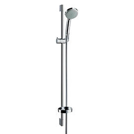 Hansgrohe Croma 1 Spray 90cm Shower Slider Rail Kit with Soap Dish - 27724000 Medium Image