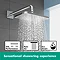 hansgrohe Croma E EcoSmart 280 1 Spray Shower Head - 26258000 Profile Large Image