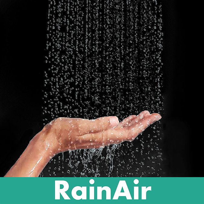 hansgrohe Croma E EcoSmart 280 1 Spray Shower Head - 26258000 In Bathroom Large Image