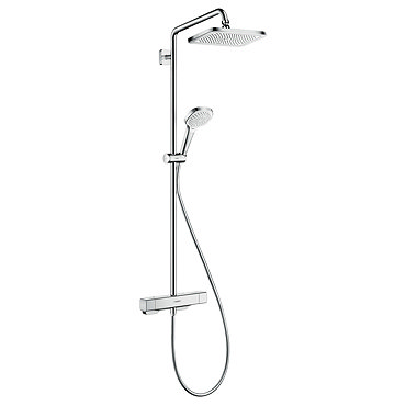 hansgrohe Croma E Showerpipe 280 EcoSmart 9 l/min Thermostatic Shower Mixer - 27660000  Profile Large Image