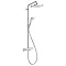 hansgrohe Croma E Showerpipe 280 Thermostatic Shower Mixer - 27630000 Large Image