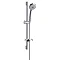 Hansgrohe Croma Multi 3 Spray 65cm Shower Slider Rail Kit with Soap Dish - 27775000 Large Image