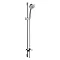 Hansgrohe Croma Multi 3 Spray 90cm Shower Slider Rail Kit with Soap Dish - 27774000 Large Image