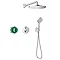 hansgrohe Croma S Complete Shower Set with Wall Mounted Shower Handset - 27954000 Large Image