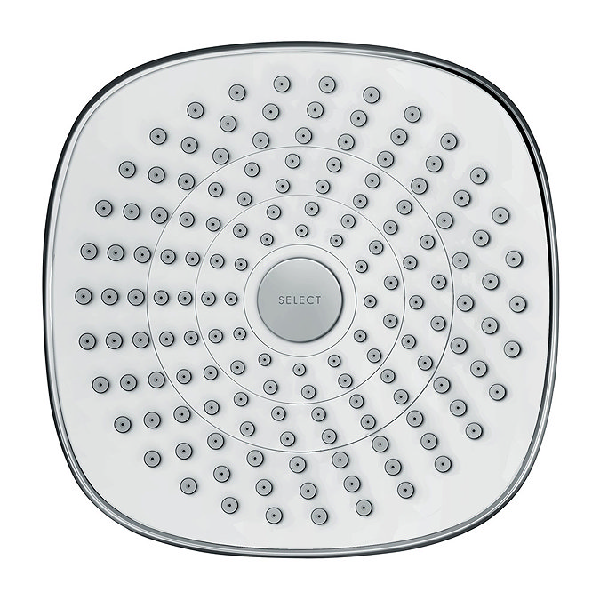 hansgrohe Croma Select E 180 2 Spray Shower Head - White/Chrome - 26524400  Feature Large Image