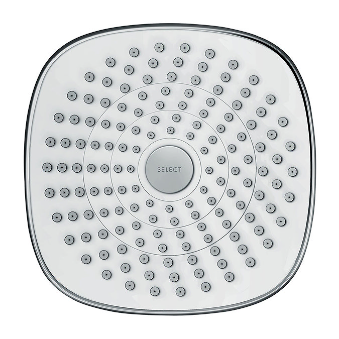 hansgrohe Croma Select E EcoSmart 9 l/min 180 2 Spray Shower Head - White/Chrome - 26528400  Feature