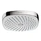 hansgrohe Croma Select E 180 2 Spray Shower Head - White/Chrome - 26524400 Large Image