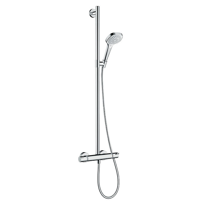 hansgrohe Croma Select E SemiPipe Multi with Thermostatic Shower Mixer - 27248400 Large Image