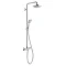 hansgrohe Croma Select E EcoSmart Showerpipe 180 Thermostatic Shower Mixer - 27257400 Large Image