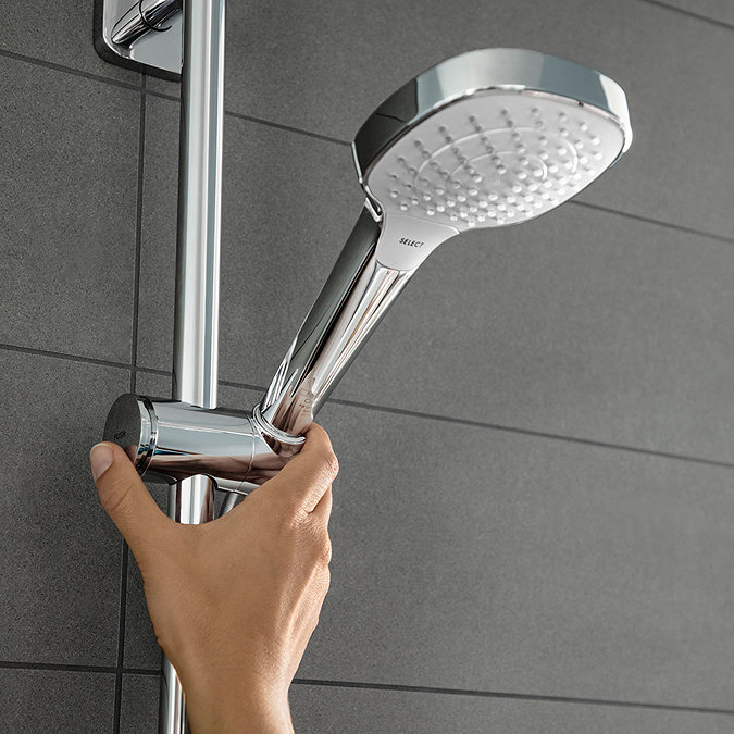 hansgrohe Croma Select E Multi EcoSmart 9 l/min 3 Spray Hand Shower 110 - 26811400  In Bathroom Larg