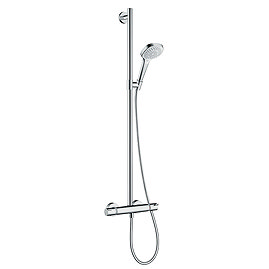 hansgrohe Croma Select E SemiPipe Multi with Thermostatic Shower Mixer - 27248400 Large Image