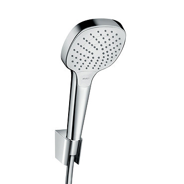 hansgrohe Croma Select E Vario 3 Spray Handshower with Holder & 1250mm Hose - 26425400  Profile Larg