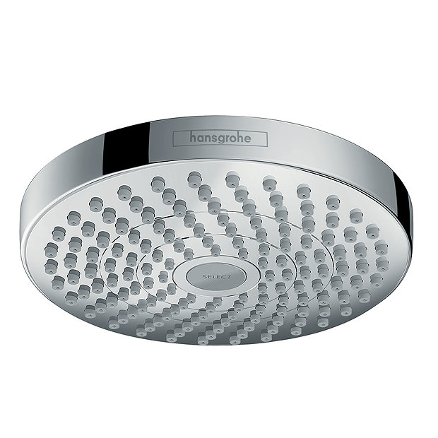 hansgrohe Croma Select S 180 2 Spray Shower Head - Chrome - 26522000 Large Image