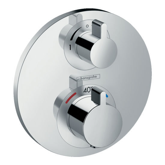hansgrohe Croma Select S Complete Shower Set & Focus Tap Package In Bathroom Large Image