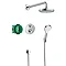 hansgrohe Croma Select S Complete Shower Set with Wall Mounted Shower Handset - 27295000 Large Image