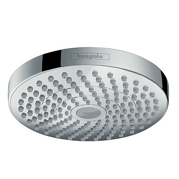hansgrohe Croma Select S EcoSmart 9 l/min 180 2 Spray Shower Head - Chrome - 26523000  Profile Large