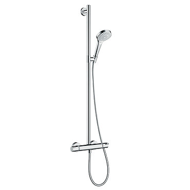 hansgrohe Croma Select S EcoSmart SemiPipe Multi with Thermostatic Shower Mixer - 27249400  Profile 