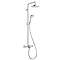hansgrohe Croma Select S Showerpipe 180 Thermostatic Bath Shower Mixer - 27351400 Large Image