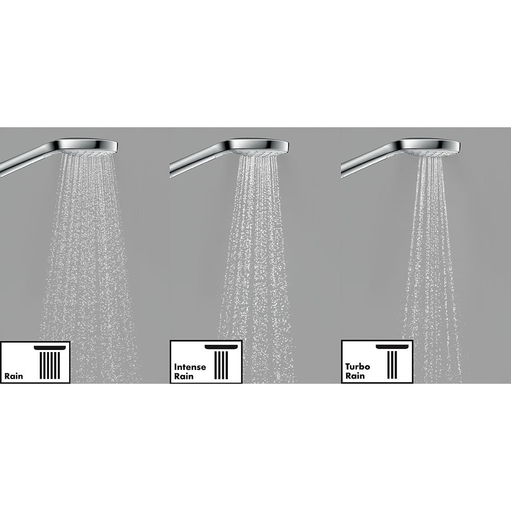 hansgrohe Croma Select S Vario 3 Spray 65cm Shower Slider Rail Kit with Soap Dish - 26566400  Profile Large Image