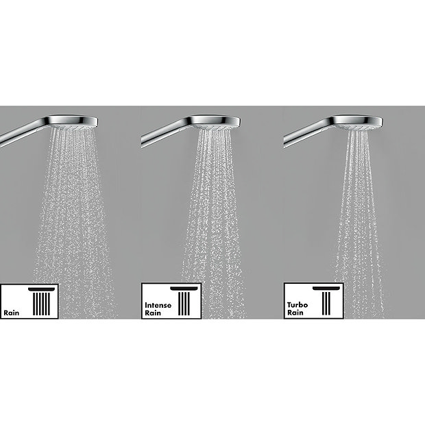 hansgrohe Croma Select S Vario 3 Spray 65cm Shower Slider Rail Kit with Soap Dish - 26566400  Profile Large Image