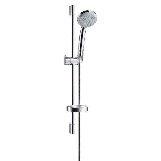 Hansgrohe Croma Vario 2 Spray 65cm Shower Slider Rail Kit with Soap Dish - 27772000 Large Image