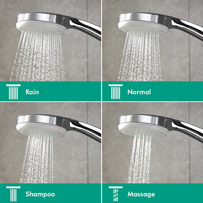 hansgrohe Croma Vario 4 Spray Hand Shower 100 - 28535000  Standard Large Image