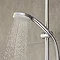 hansgrohe Croma Vario 4 Spray Hand Shower 100 - 28535000  In Bathroom Large Image