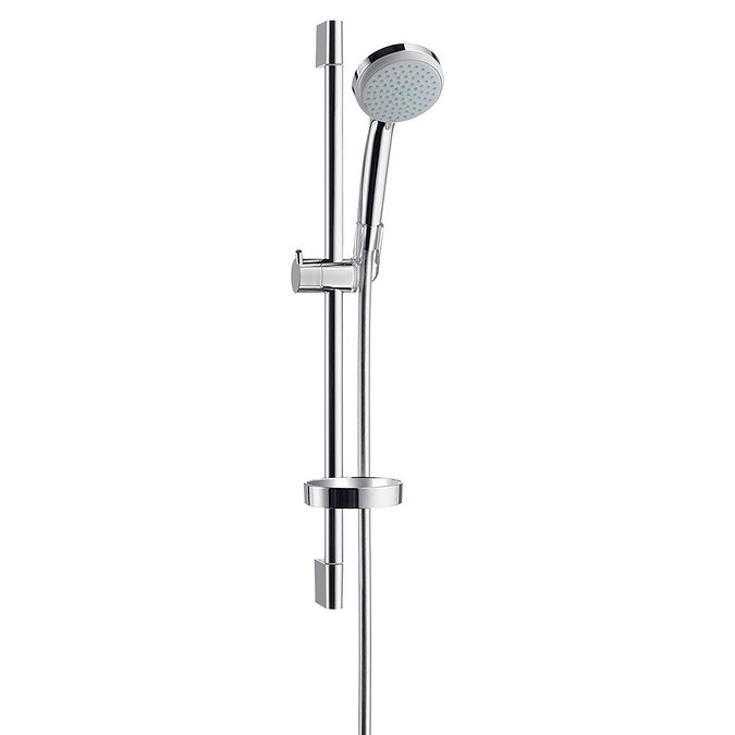 Hansgrohe Croma Vario EcoSmart 4 Spray 65cm Shower Slider Rail Kit with Soap Dish - 27776000 Large I