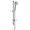 Hansgrohe Croma Vario EcoSmart 4 Spray 65cm Shower Slider Rail Kit with Soap Dish - 27776000 Large I