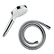 hansgrohe Crometta 1 Spray Hand Shower 100 + Isiflex 1.6m Shower Hose Large Image