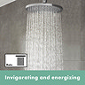 hansgrohe Crometta S 240 1 Spray Shower Head - 26723000  In Bathroom Large Image